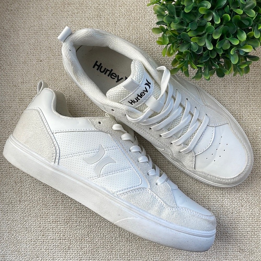 Hurley Breaklow white sneakers women’s 9M
